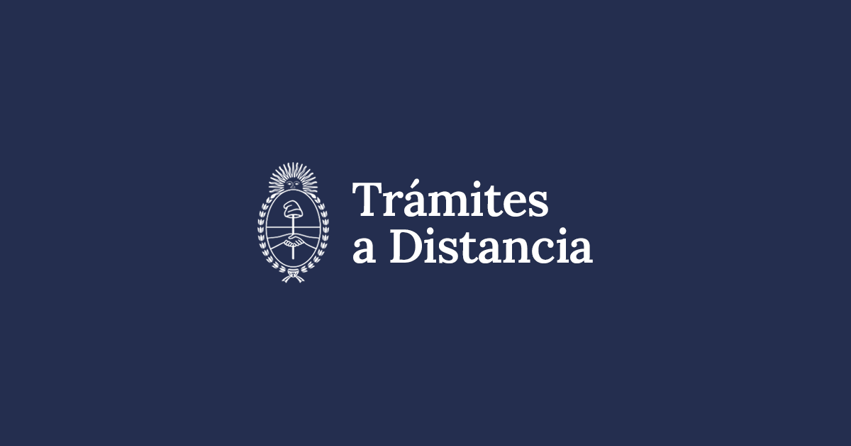 tramitesadistancia.gob.ar logo